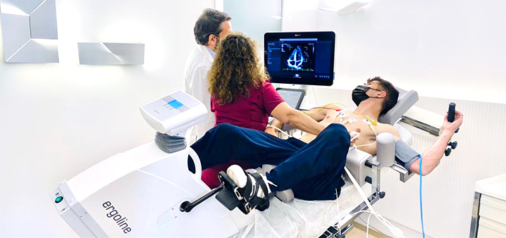 Stress echocardiogram. ATRIA CLINIC